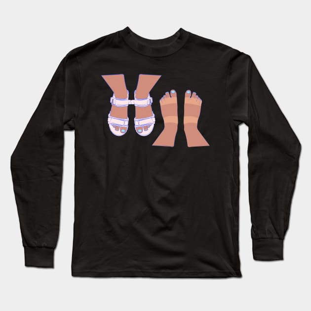 Tan Lines Long Sleeve T-Shirt by Design by Maria 